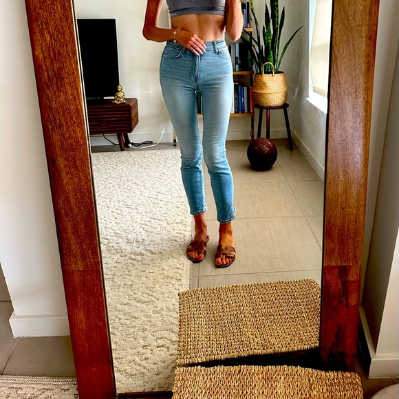 GRLFND Kendall Jeans with Distressed Hem - Picture 1 of 13